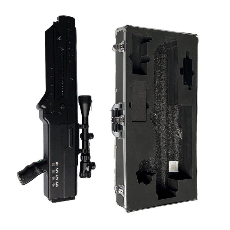  酒泉手持便携式枪型低空防御反制四通道A型